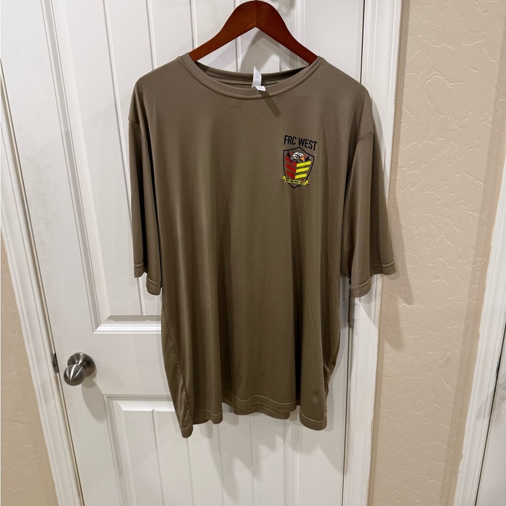 FRC West Fleet Readiness Center Performance T-Shirt Tan Adult 2XL